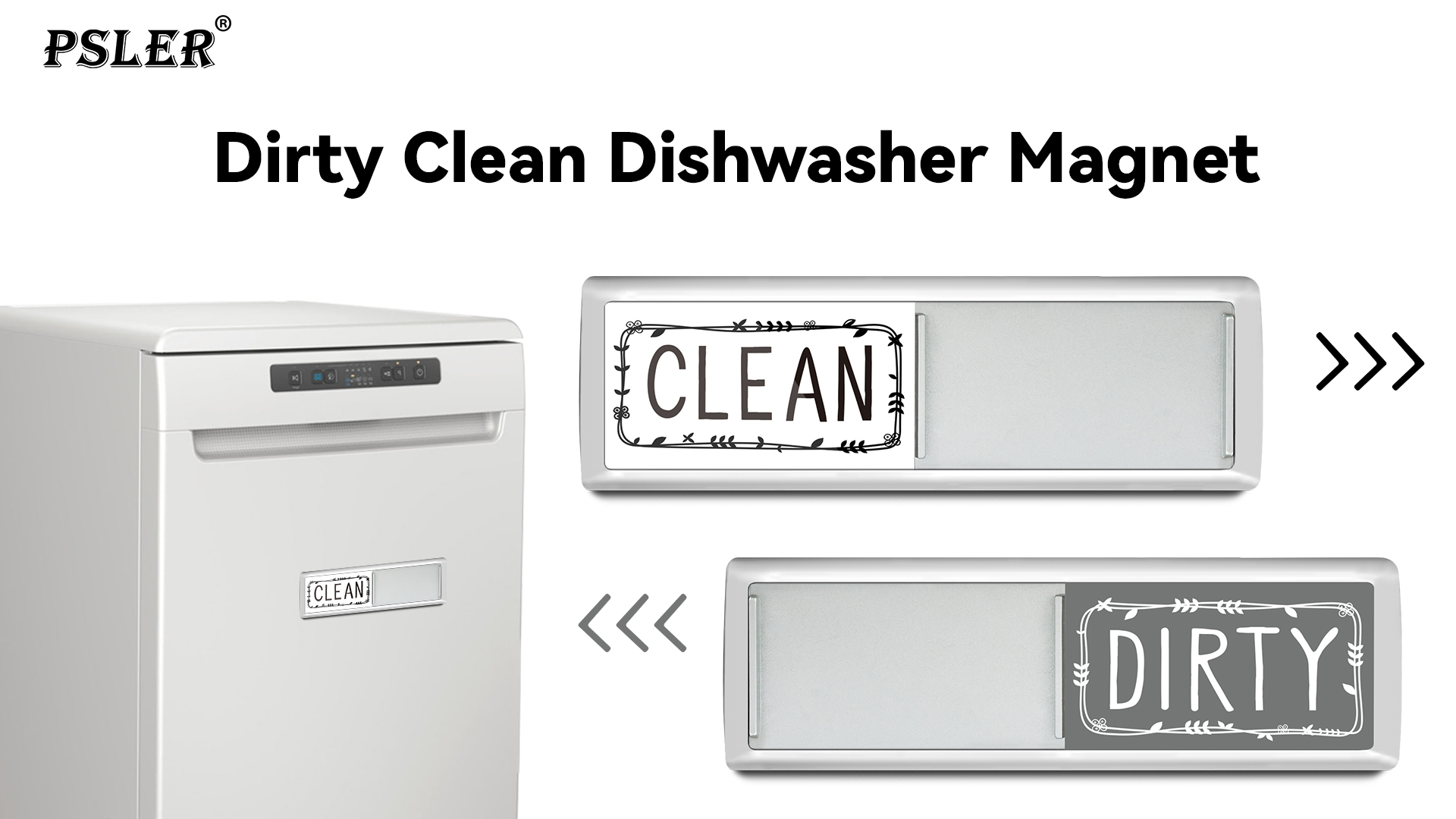 Amazon.com: Dishwasher Magnet Clean Dirty Sign, Kitchen Decor and